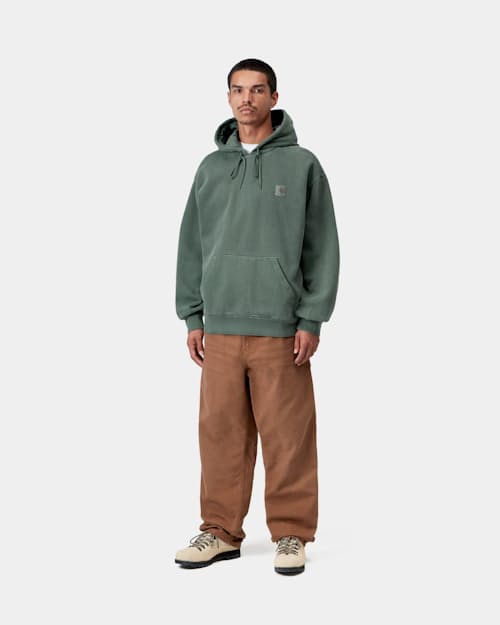 on model image of Vista Hooded Sweatshirt