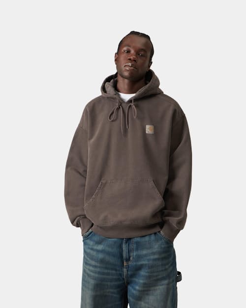 on model image of Vista Hooded Sweatshirt