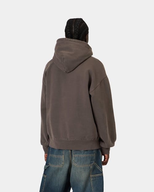 on model image of Vista Hooded Sweatshirt