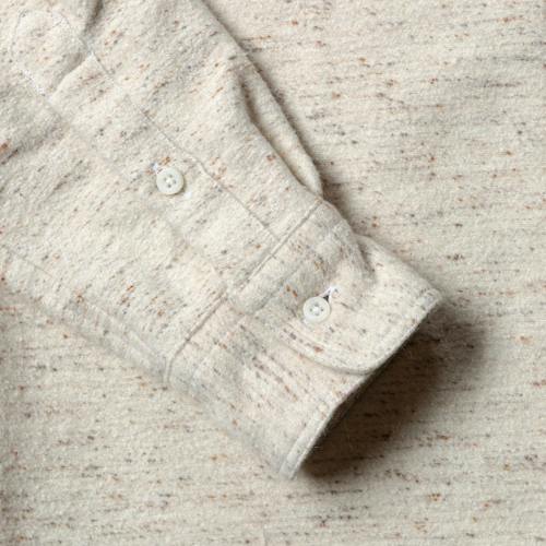 laydown detail image of Nepped Donegal Chambray Shirt