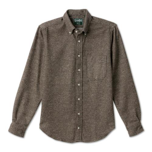 laydown image of Nepped Donegal Chambray Shirt