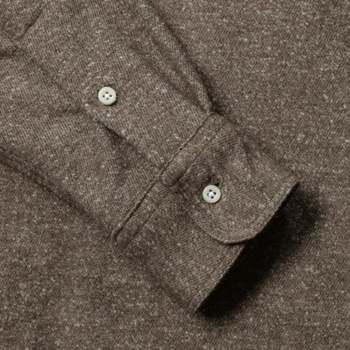 laydown detail image of Nepped Donegal Chambray Shirt