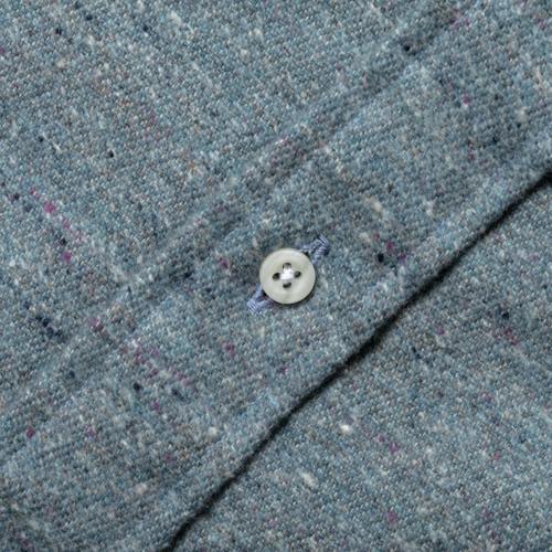laydown detail image of Nepped Donegal Chambray Shirt