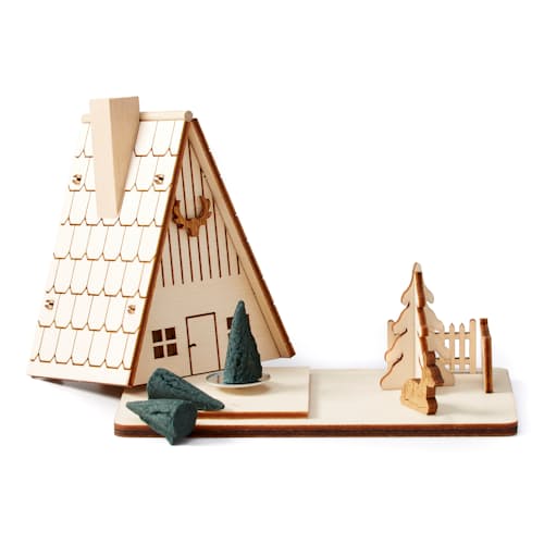 laydown image of DIY A-Frame and Incense Set