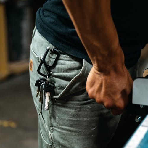 lifestyle image of The Mehlville Carabiner