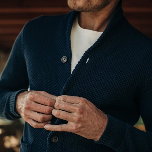laydown image of The Crawford Sweater