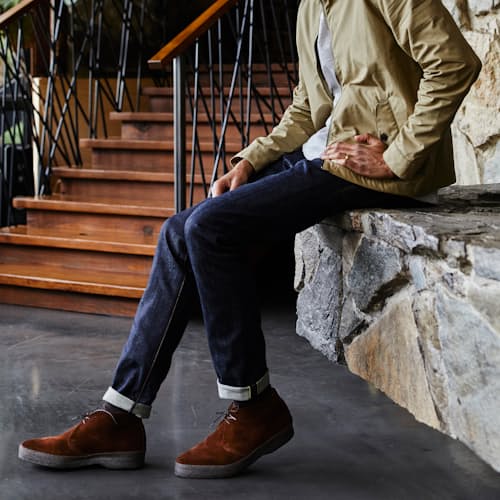 laydown image of Hi-top Chukka