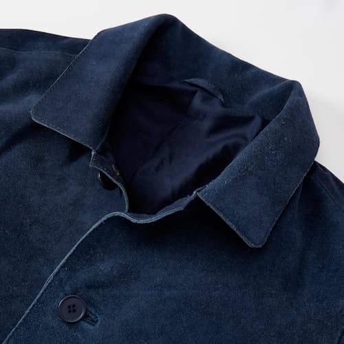 laydown image of The Falcon Suede Jacket