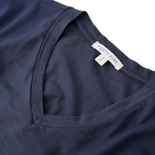 lifestyle image of Supima V-Neck T-Shirt