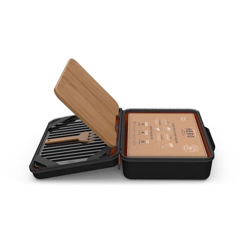 laydown image of Hero Grill System - Portable Eco-Friendly Outdoor Grill + Case