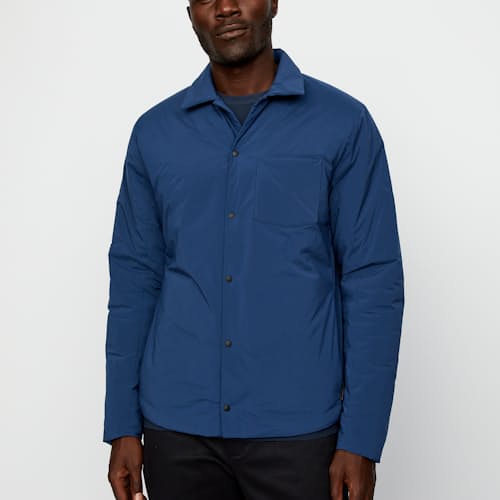 laydown image of Thermal Light Shirt Jacket