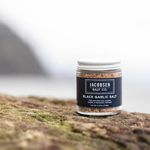 laydown image of Black Garlic Salt