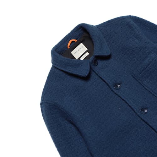laydown image of Textured Jacquard Station Jacket