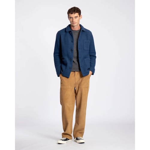 lifestyle image of Textured Jacquard Station Jacket