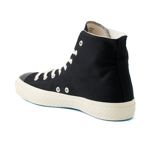 laydown image of SLP01 JP High Top Canvas Sneaker