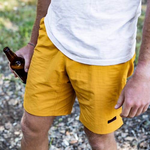 laydown image of Shell Packable Shorts