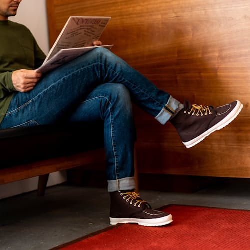 laydown image of Work Oxford High - Moc Toe
