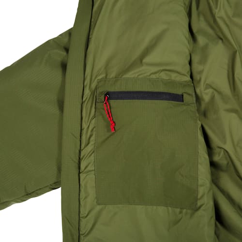 laydown image of Puffer Hoodie
