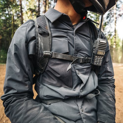 laydown image of Insulated Shacket