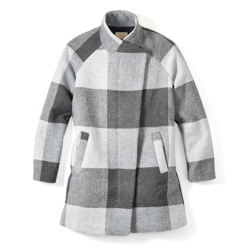 laydown image of Women's Stephanie Cocoon Coat