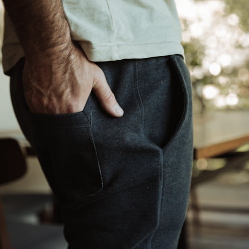 laydown image of Speckle Fleece Sweatpant