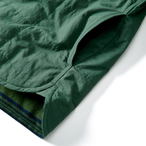 laydown image of Quilted Shirt Jacket