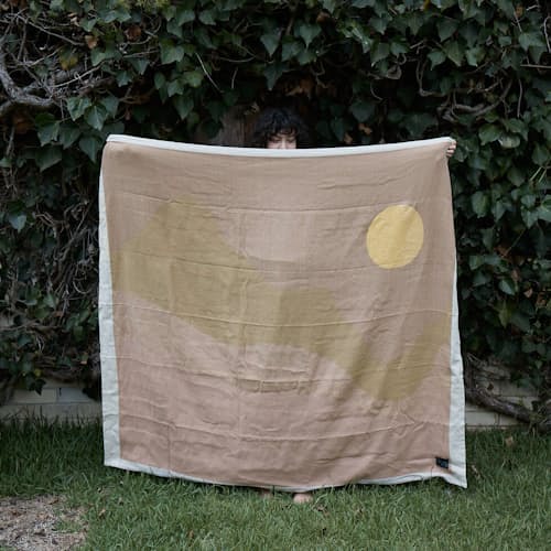 laydown image of Mountain Calling Throw