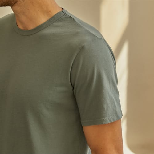 lifestyle image of Supima Crew T-Shirt