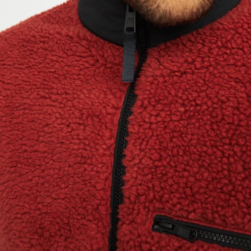 laydown image of High Pile Pullover
