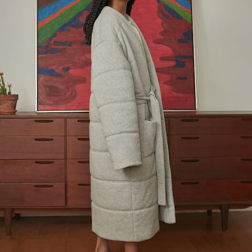 laydown image of Homecoat
