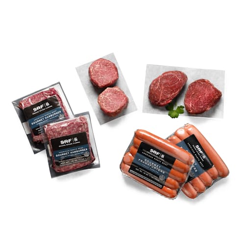 laydown image of American Wagyu Grilling Pack