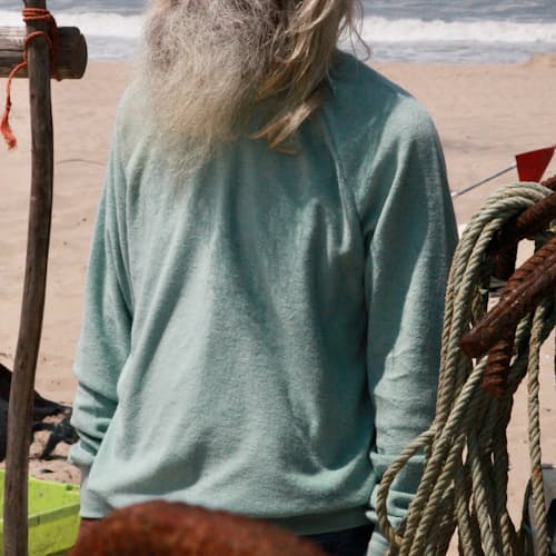 laydown image of Towel Sweatshirt