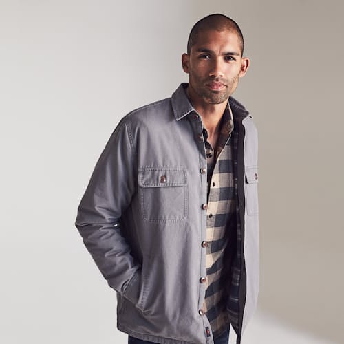 laydown image of Blanket Lined CPO Jacket
