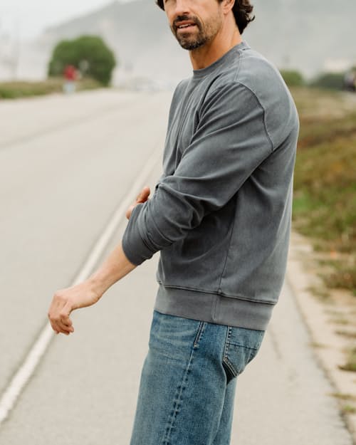 lifestyle image of PatinaTech Crewneck Sweatshirt