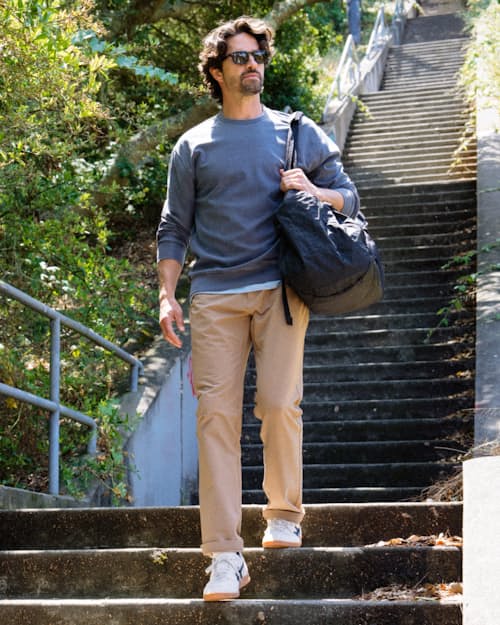 lifestyle image of 72-Hour Merino 5-Pocket Pant - HB Straight