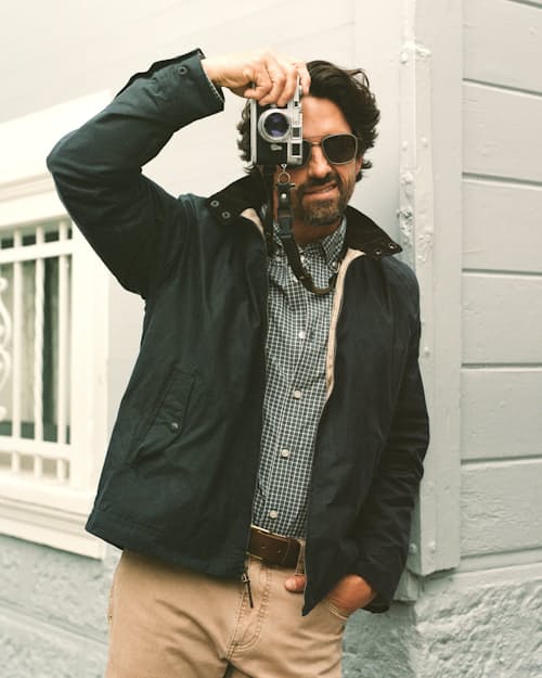 lifestyle image of Poplin Draftsman Shirt