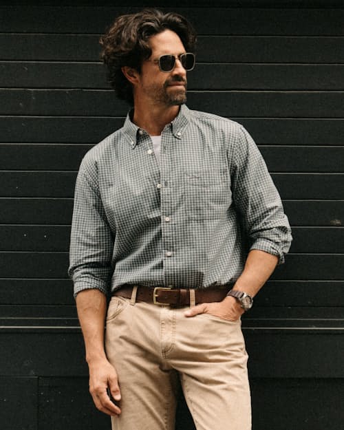 lifestyle image of Poplin Draftsman Shirt