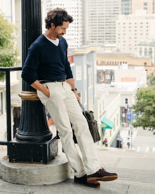 lifestyle image of 365 5-Pocket Pant - HB Straight