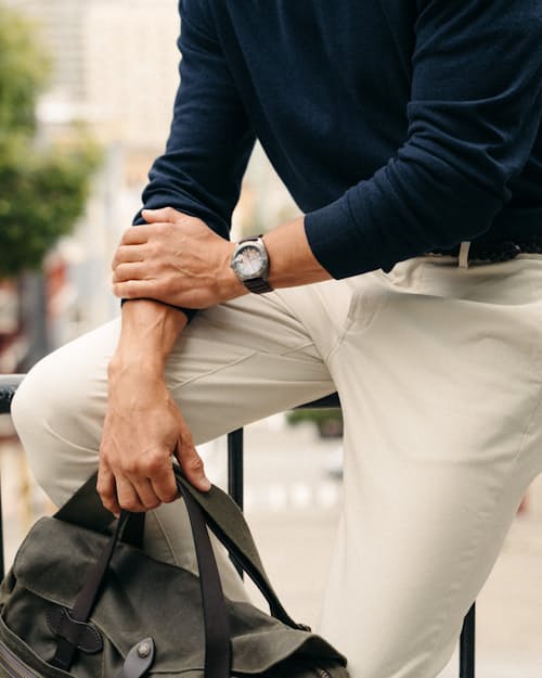 lifestyle image of 365 5-Pocket Pant - HB Straight