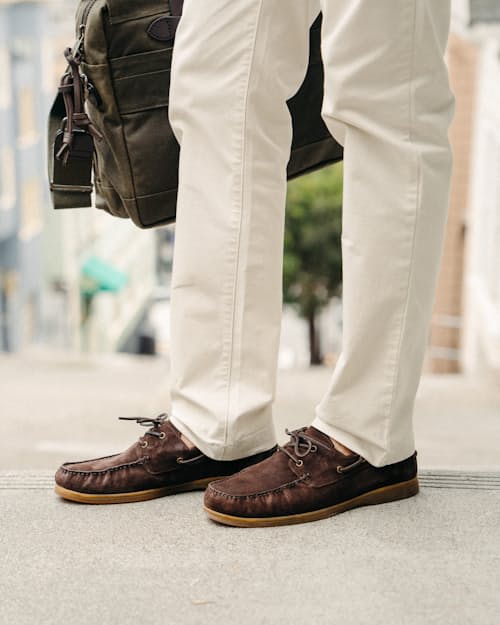 lifestyle image of Terra Low Boat Shoe