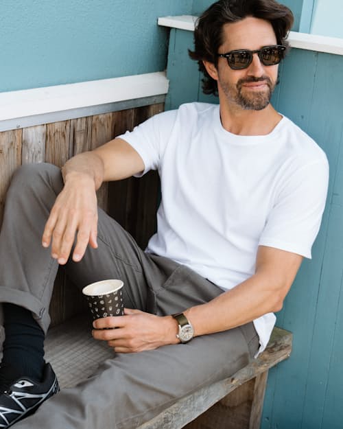 lifestyle image of Vintage Soft Wash T-Shirt