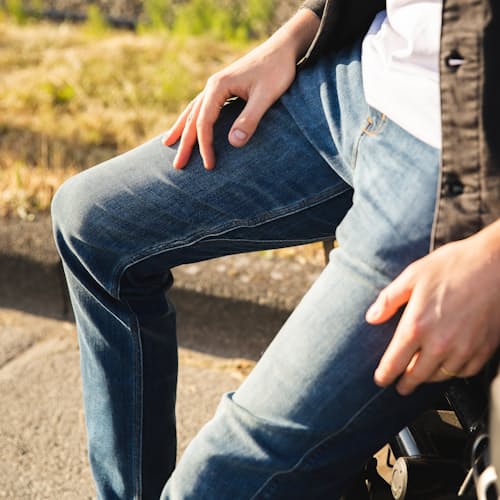 laydown image of Performance Denim - Slim