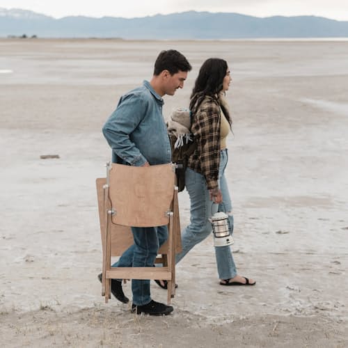 lifestyle image of Ridgetop Wood Folding Chair