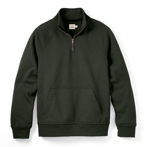 laydown image of 10-Year Quarter Zip Sweatshirt