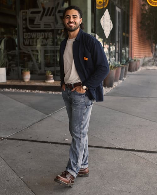 Adrian is 5'10", 185lbs, and wearing size 32x32