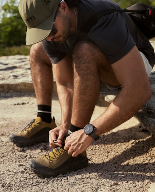 lifestyle image of Huckberry x Danner N45 Low Hiking Sneaker