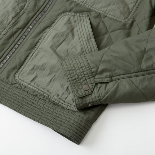 laydown image of Quilted Flight Jacket