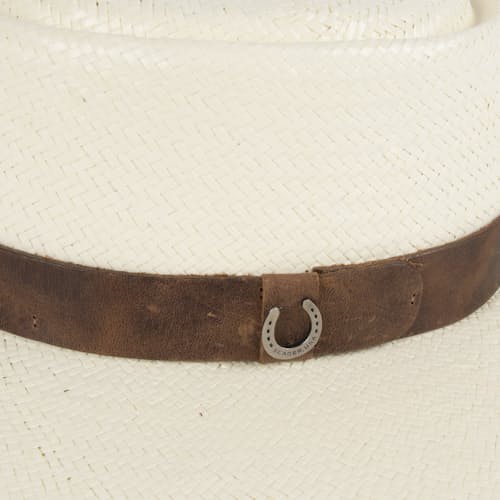 laydown image of L'Amour Buckaroo Straw Hat