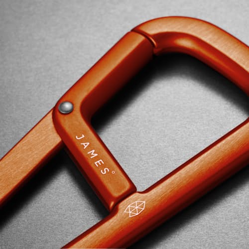 laydown image of The Hardin Carabiner