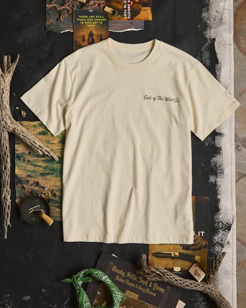 lifestyle image of Live by the Code T-Shirt